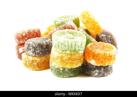 Pile de bonbons Jelly Chews Banque D'Images