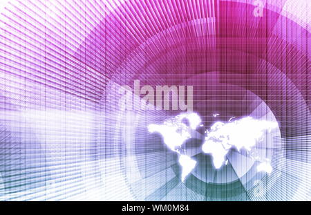 Études internationales et l'économie politique comme l'Art Banque D'Images