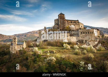 Sion, Suisse - Château de Valère Banque D'Images