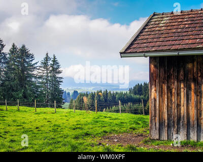 Image d'un paysage en Bavière, Allemagne, Allgau Banque D'Images