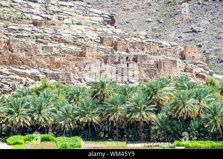 Image de ruines sur Jebel Akhdar en Oman Banque D'Images