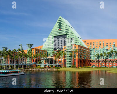 Hôtels et le Disney World Resort près d'Orlando, en Floride. Il y a beaucoup d'hôtels dans la station. Banque D'Images