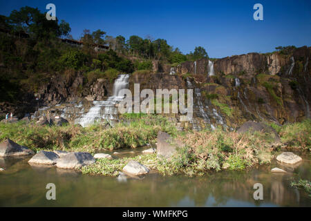 Cascade Pongour, hauts plateaux du centre, Dalat, Vietnam, Asie du Sud, Asie Banque D'Images