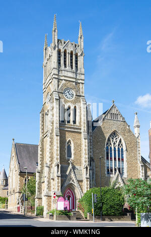 Wesley Chambers (converti en église classée), Queens Road, Aldershot, Hampshire, England, United Kingdom Banque D'Images