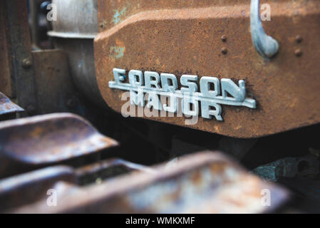 Vintage tracteur Fordson Major UK Banque D'Images