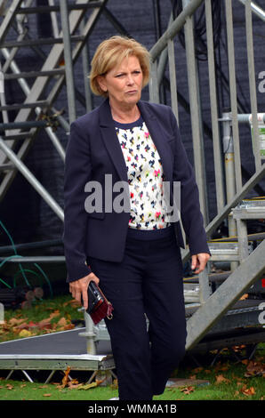 Londres, Royaume-Uni, le 5 septembre 2019 - Anna Soubry MP sur College Green devant les Maisons du Parlement. Député de Broxtowe dans le Nottinghamshire. Credit : JOHNNY ARMSTEAD/Alamy Live News Banque D'Images