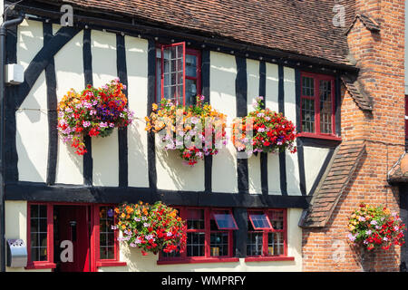 15e siècle, le Kings Arms Pub, Park Lane, au Harefield, London, Greater London, Angleterre, Royaume-Uni Banque D'Images