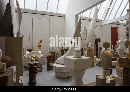 Paris, Centre Pompidou, Atelier Brancusi Banque D'Images