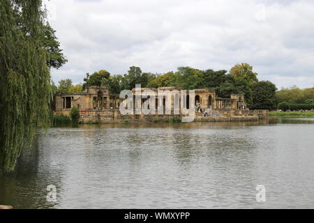 Loggia, Hever Castle, Hever, Edenbridge, Kent, Angleterre, Grande-Bretagne, Royaume-Uni, UK, Europe Banque D'Images