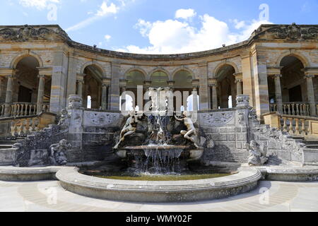 Loggia, Hever Castle, Hever, Edenbridge, Kent, Angleterre, Grande-Bretagne, Royaume-Uni, UK, Europe Banque D'Images