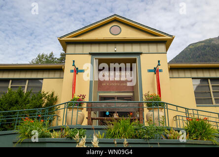 Juneau-Douglas City Museum de Juneau, Alaska est situé à l'angle de la 4e et la main, en face de l'Alaska State Capitol à Juneau, en Alaska. Banque D'Images