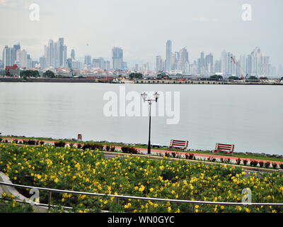 La ville de Panama, Panama, Amérique Centrale Banque D'Images