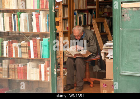 Paris, Marais, Marais, Paris - Librairie La librairie, Banque D'Images