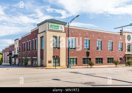 SALISBURY, NC, USA-1 septembre 2019 : Le centre-ville de bureaux pour Integro Technologies, un intégrateur en vision industrielle. Banque D'Images