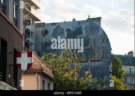 Paris, rue du faubourg Saint-Antoine, facades Stock Photo - Alamy