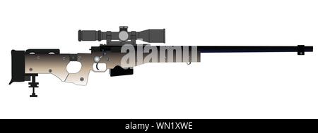 Fusil de sniper Illustration de Vecteur