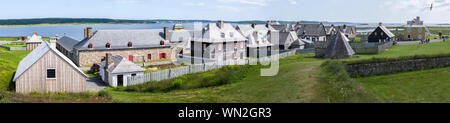 La forteresse de Louisbourg et Lieu Historique National en Nouvelle-Écosse, Canada Banque D'Images