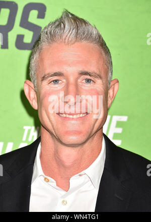 HOLLYWOOD, CA - 04 SEPTEMBRE : Chase Utley assiste à la première mondiale de la 'Game Changers' à l'ArcLight Hollywood sur Septembre 04, 2019 à Hollywood, Californie. Banque D'Images