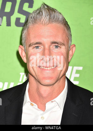 HOLLYWOOD, CA - 04 SEPTEMBRE : Chase Utley assiste à la première mondiale de la 'Game Changers' à l'ArcLight Hollywood sur Septembre 04, 2019 à Hollywood, Californie. Banque D'Images