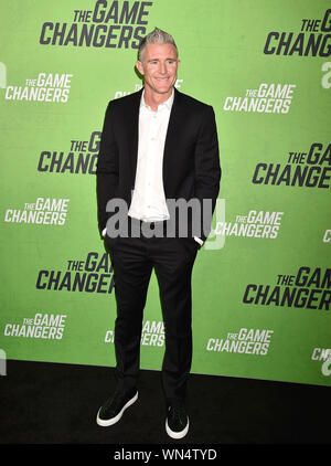 HOLLYWOOD, CA - 04 SEPTEMBRE : Chase Utley assiste à la première mondiale de la 'Game Changers' à l'ArcLight Hollywood sur Septembre 04, 2019 à Hollywood, Californie. Banque D'Images