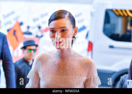 Toronto, Canada. 05 Sep, 2019. Cobham-Hervey - Actrice Tilda arrive pour la première de Je suis femme au cours de la 2019 Festival International du Film de Toronto. Jamie Simon/JSP/EXimages. Credit : EXImages/Alamy Live News Banque D'Images