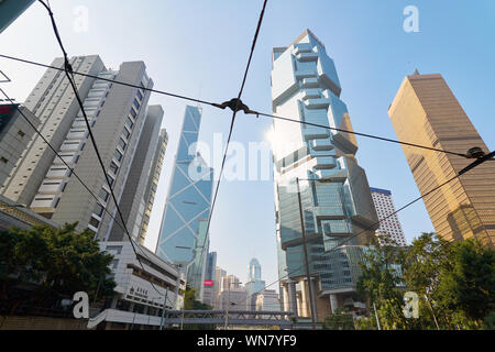 HONG KONG, CHINE - circa 2019, janvier : Hong Kong dans la journée. Banque D'Images