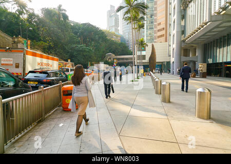 HONG KONG, CHINE - circa 2019, janvier : Hong Kong dans la journée. Banque D'Images