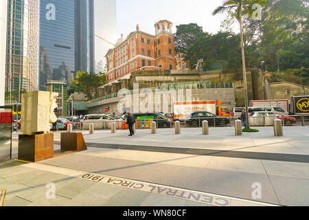 HONG KONG, CHINE - circa 2019, janvier : Hong Kong dans la journée. Banque D'Images
