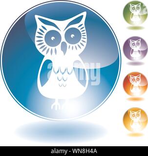 Hibou Illustration de Vecteur