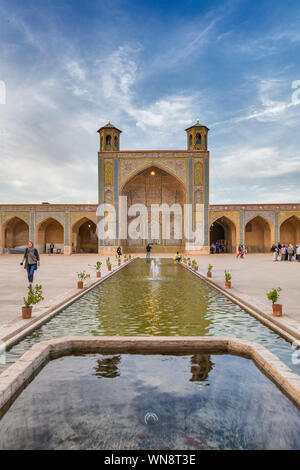 Mosquée Vakil, 1773, Shiraz, la province du Fars, Iran Banque D'Images