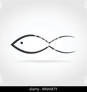 Poissons Silhouette3 Illustration de Vecteur