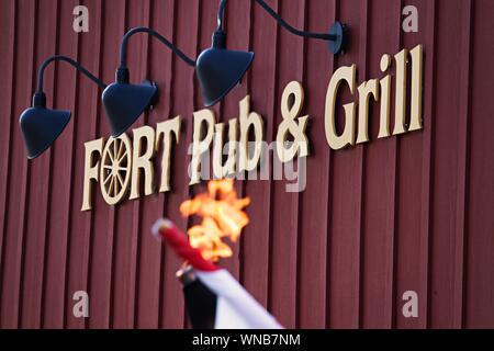 Fort Pub & Grill Banque D'Images