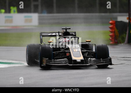 Monza, Italie. Le 05 Avr, 2019. # 08 Romain Grosjean, Haas F1 Team. GP italien de Monza, 5-8 septembre 2019 : Crédit Photo Agency indépendante/Alamy Live News Banque D'Images