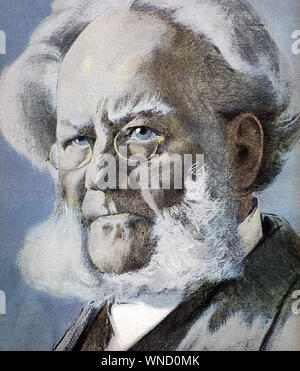 HENRIK IBSEN (1828-1906) dramaturge norvégien Banque D'Images
