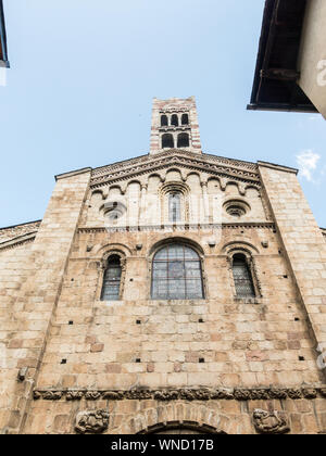 La Cathédrale de Santa Maria de Urgel est de style roman dans le style et date du 12ème siècle. Seo de Urgel. La Catalogne, Espagne. L'Europe Banque D'Images