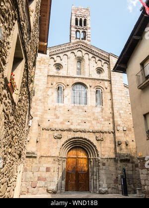 La Cathédrale de Santa Maria de Urgel est de style roman dans le style et date du 12ème siècle. Seo de Urgel. La Catalogne, Espagne. L'Europe Banque D'Images