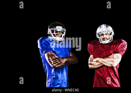 Joueurs de football américain Banque D'Images