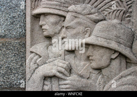 Ww2 memorial à Brest (Bretagne - France) Banque D'Images