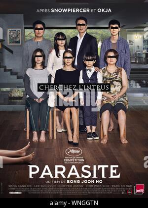 Gisaengchung parasite Année : 2019 Réalisateur : Corée du Sud Joon Ho Bong Poster (Fr) Banque D'Images