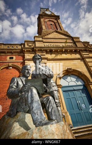 Tameside Statue juge Jack Lord Pendry Square Stalybridge commémorant It's a Long Way to Tipperary Banque D'Images