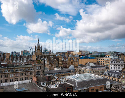 Vue sur la ville de la tour Phare, Mitchell Street, Glasgow, Scotland, UK