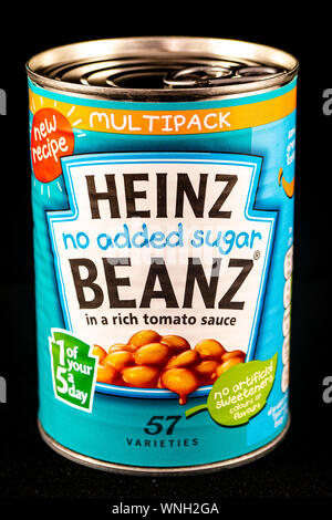 Heinz beans isolated Banque D'Images