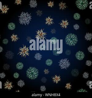 Aperçu de motif sans microbes. Ligne simple coloré des éléments à partir d'un concept médical. Course vecteur modifiable microbe. L'icône de virus. Mal dessiné à la main Illustration de Vecteur