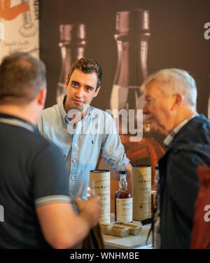 Hôtel de Ville d'Elgin, Elgin, Moray, UK. Sep 6, 2019. UK. C'est une scène de l'intérieur de l'esprit de Speyside, distillée et de l'alimentation le vendredi 6 septembre 2019. Crédit photo : Alamy/JASPERIMAGE Live News Banque D'Images