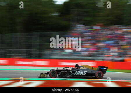 Monza, Italie. Le 05 Avr, 2019. # 08 Romain Grosjean, Haas F1 Team. GP italien de Monza, 5-8 septembre 2019 : Crédit Photo Agency indépendante/Alamy Live News Banque D'Images