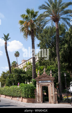 Espagne, Séville : l'hôtel Alfonso XIII est le plus cher et élégant hôtel de la ville. Banque D'Images