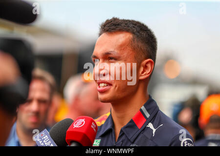 # 23 ALEXANDER ALBON ASTON MARTIN RED BULL RACING HONDA. GP Italie, Monza 5-8 septembre 2019 Gran Premio pendant de Heineken Italie 2019 - Venerdì - Pa Banque D'Images