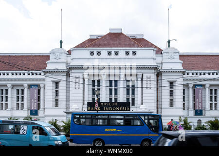 Jakarta, Indonésie - 2 janvier, 2019 : Musée Bank Indonesia, patrimoine à Jakarta, la vieille ville qui a été le premier siège de th Banque D'Images