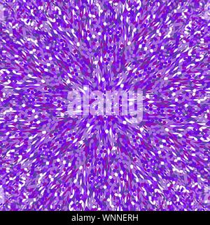 Motif d'éclatement dynamique coloré hypnotique fond mosaïque circulaire - conception graphique de scénario de carreaux géométriques Illustration de Vecteur