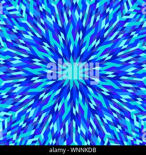 Arrière-plan de la mosaïque dynamique hypnotique - circulaire colorée abstract vector illustration de formes géométriques Illustration de Vecteur